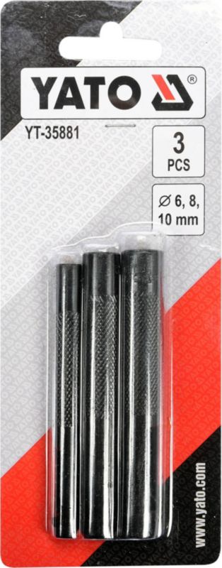 Yato rørstansere 6-8-10 mm, 3 stk.
