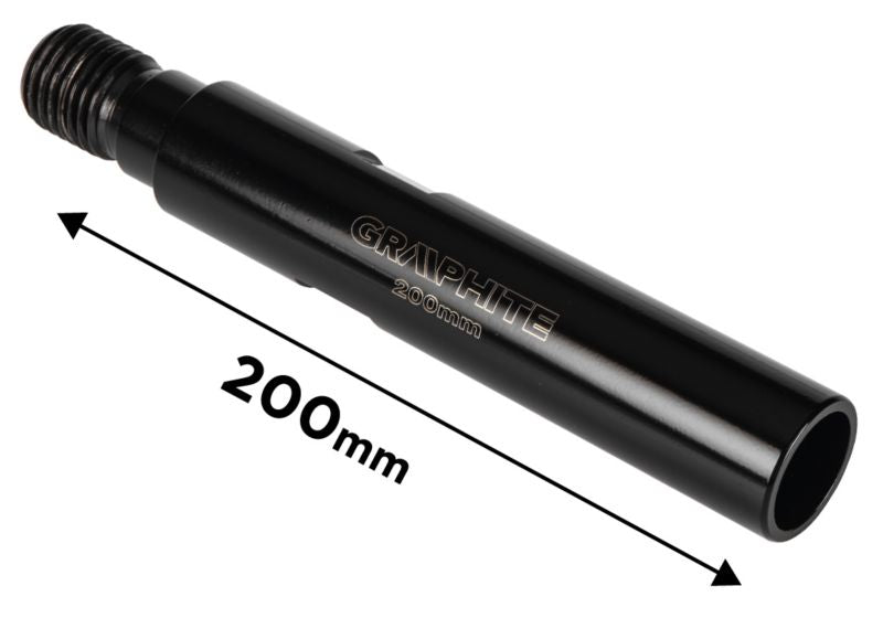 Forlænger til diamantbor til borehammer GRAPHITE 200 mm høj kvalitet 1 stk.