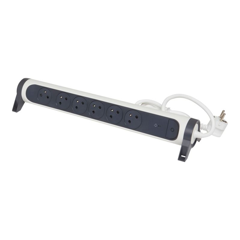 Legrand boligforlængerledning med 6 jordede stik og 1,5 m kabel