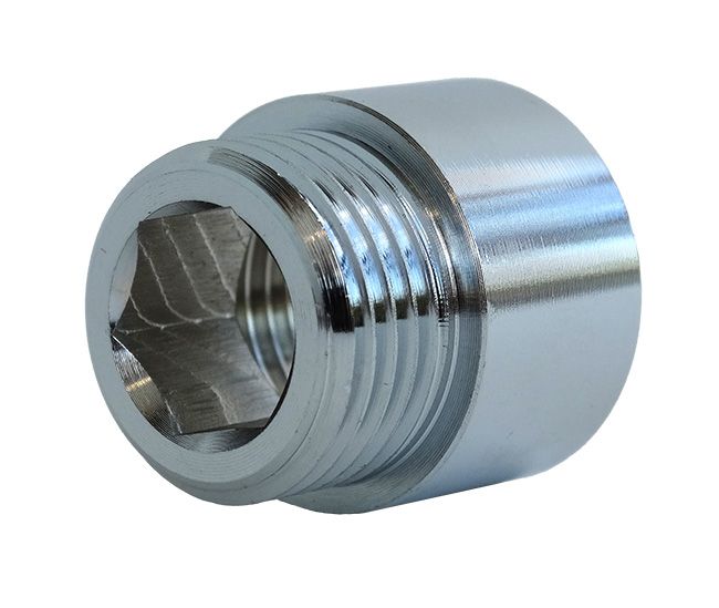 Forlængerstykke 1/2" 15 mm krom