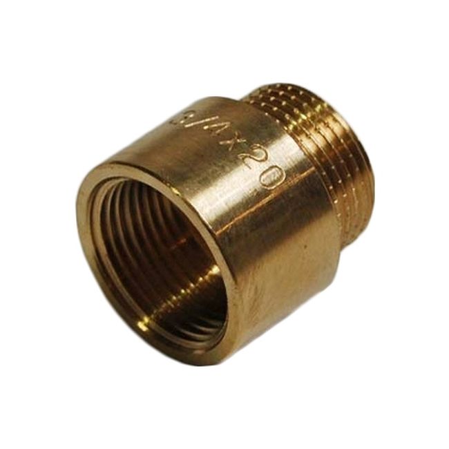 Forlænger 3/4" 20 mm i messing