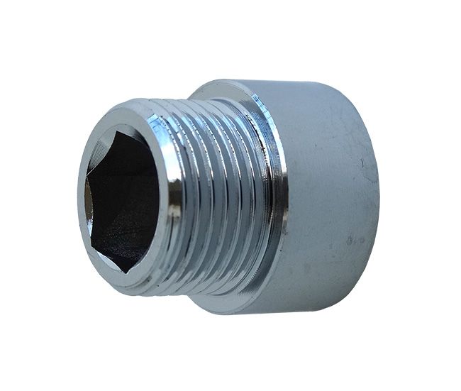 Forlænger 3/8" x 10 mm krom
