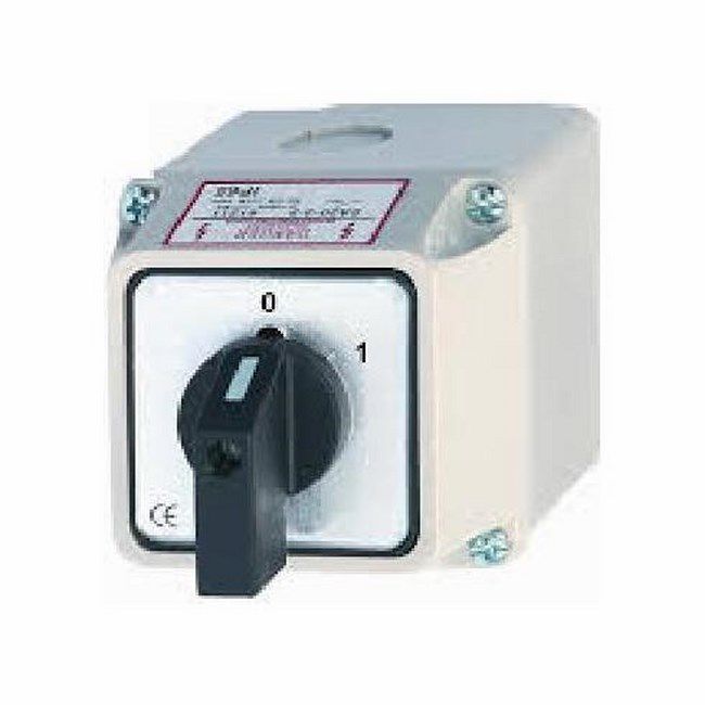 Overflademonteret kontakt 16 A L-0-P IP65