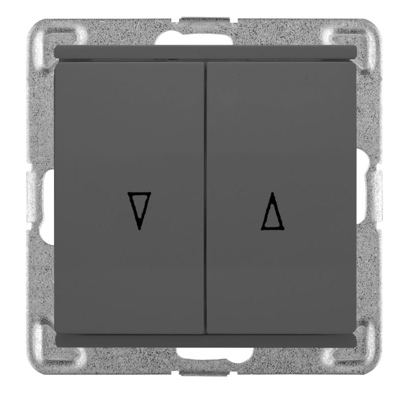 Polmark Verona basalt rullegardinafbryder til indbygning