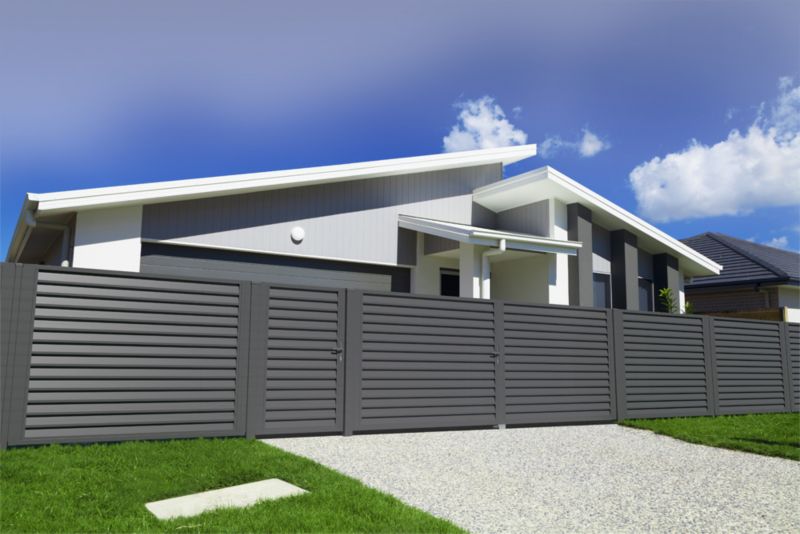 Polargos Imperial hegnspanel 120 x 200 cm galvaniseret antracit