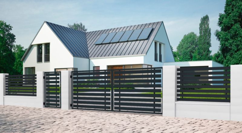 Polbram Steel Group Floryda stålhegnspanel 200 x 120 cm