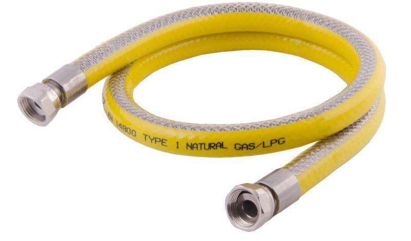 Profitor gasledning med møtrik type 111 200 cm