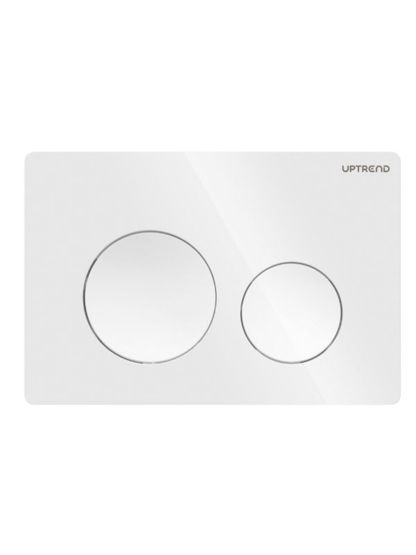 Przycisk WC do Stelaża Podtynkowego Biały Połysk 240x160 mm UP003