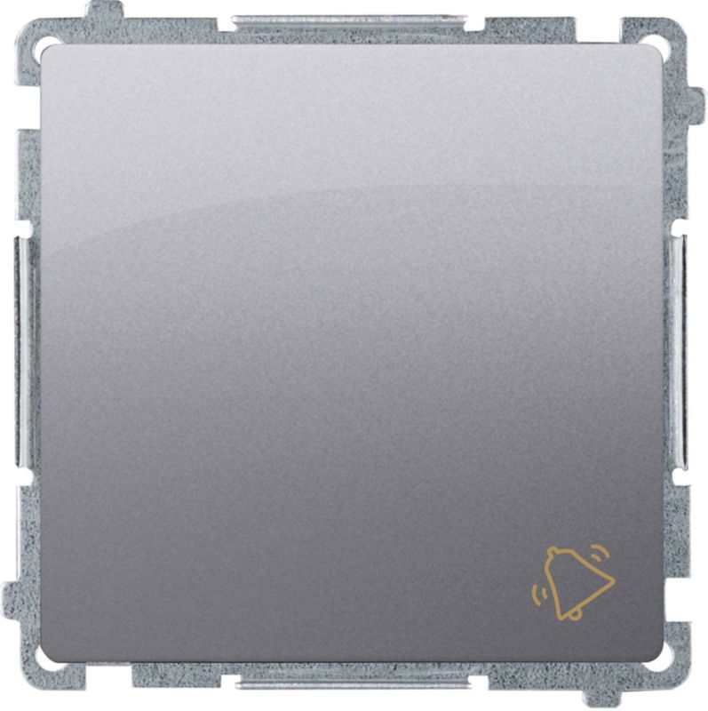 Dørklapknap Kontakt-Simon Basic inox