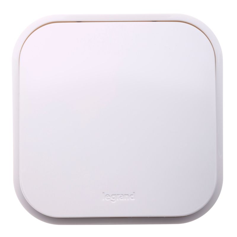 Legrand Forix enkelt trykknap til overflademontage i hvid
