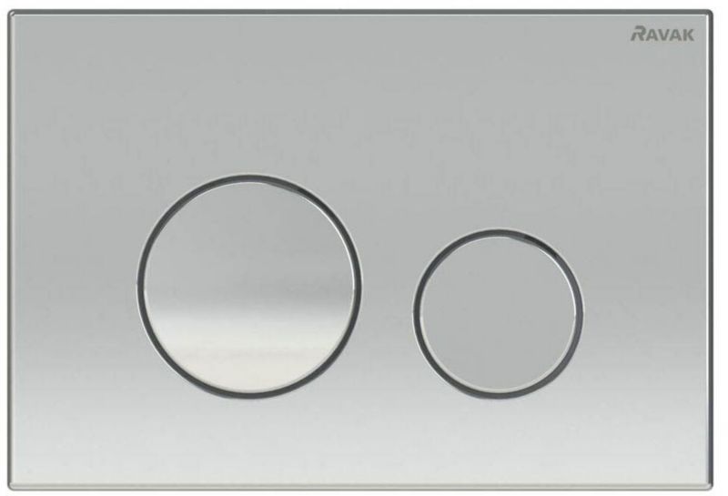 Ravak Circle WC-knap i krom