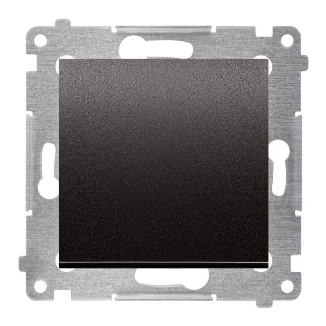 Trykknap med øjeblikkelig forbindelse Kontakt-Simon S54 antracit