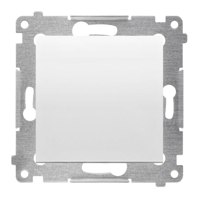 Trykknap Kontakt-Simon S54 hvid til midlertidig kontakt