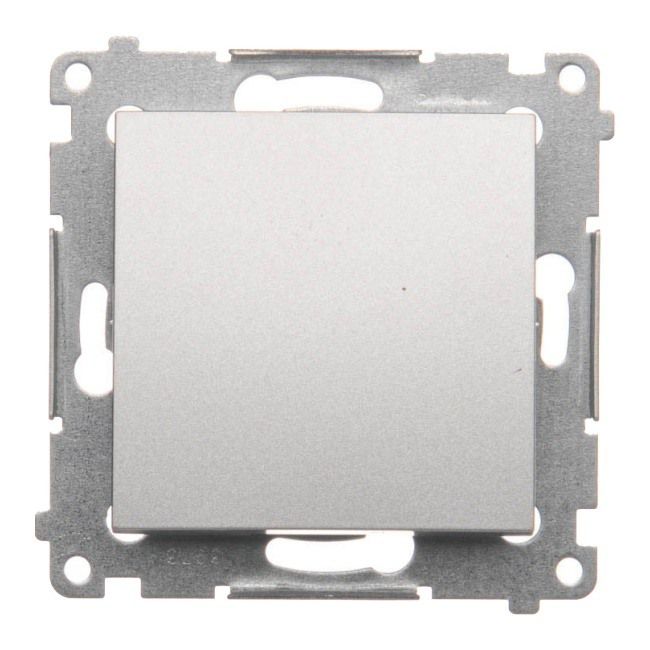 Trykknap Kontakt-Simon S54 i sølv