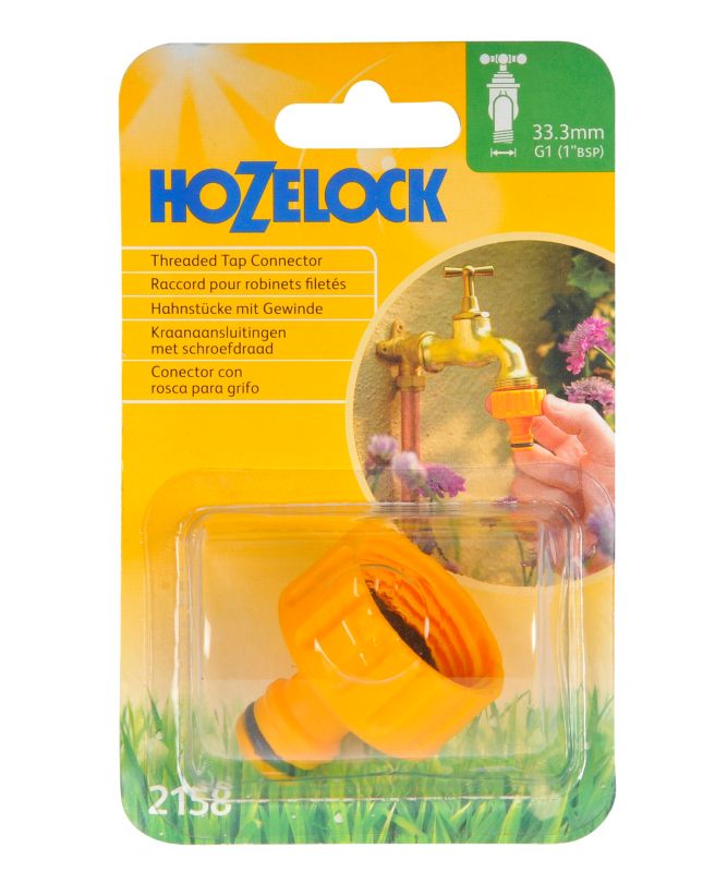 Hozelock 2-i-1 tilslutning med reduktor 3/4"-1"