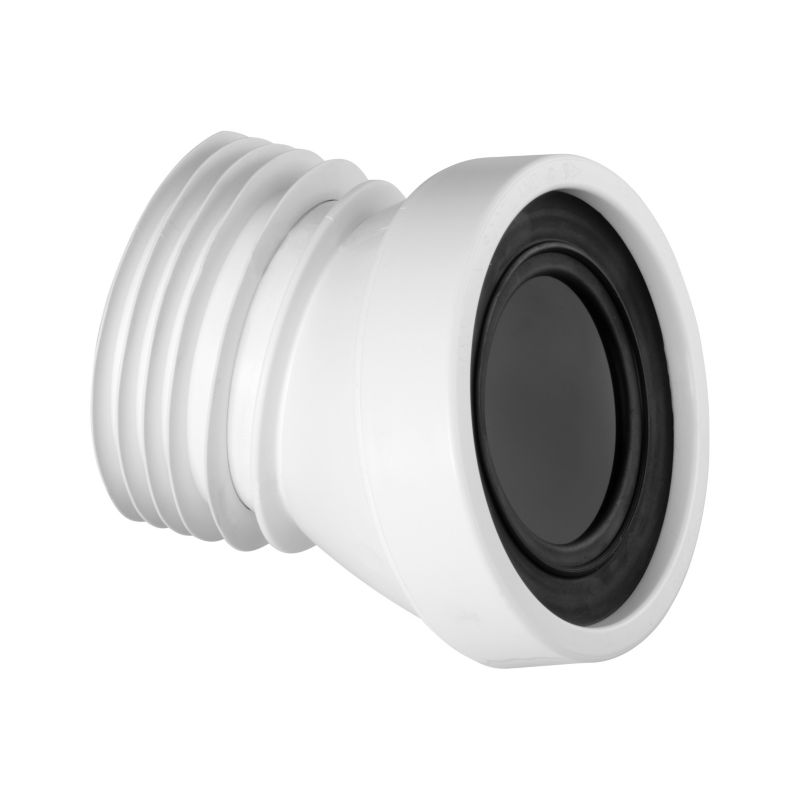 Kort afløbsforbindelse McAlpine med indgang 90 - 110 mm og udgang 110 mm