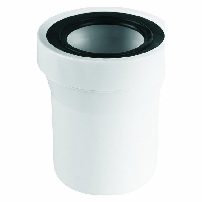 McAlpine lige WC-tilslutning, længde 150 mm