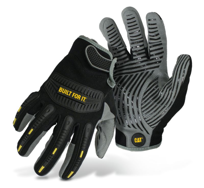 Caterpillar XL arbejdshandsker med silikonegreb, 1 par