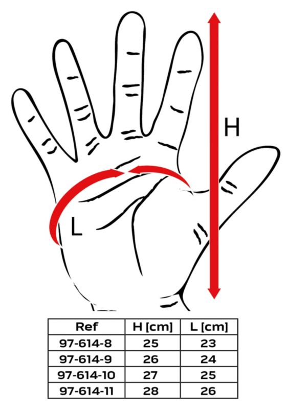 NEO TOOLS varmeisolerede arbejdshandsker med børstet polyester, str. 10, gul, 1 par
