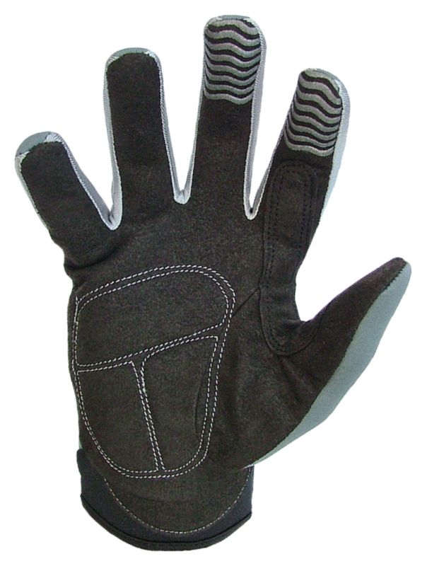 Caterpillar L arbejdshandsker med neopren og læder, 1 par