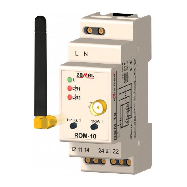 Radiomodulmodtager Zamel ROM-10 med 2 kanaler