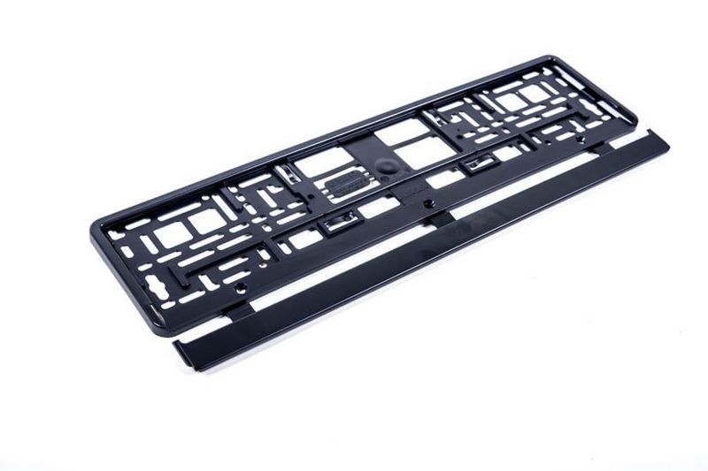 Sort nummerpladeramme