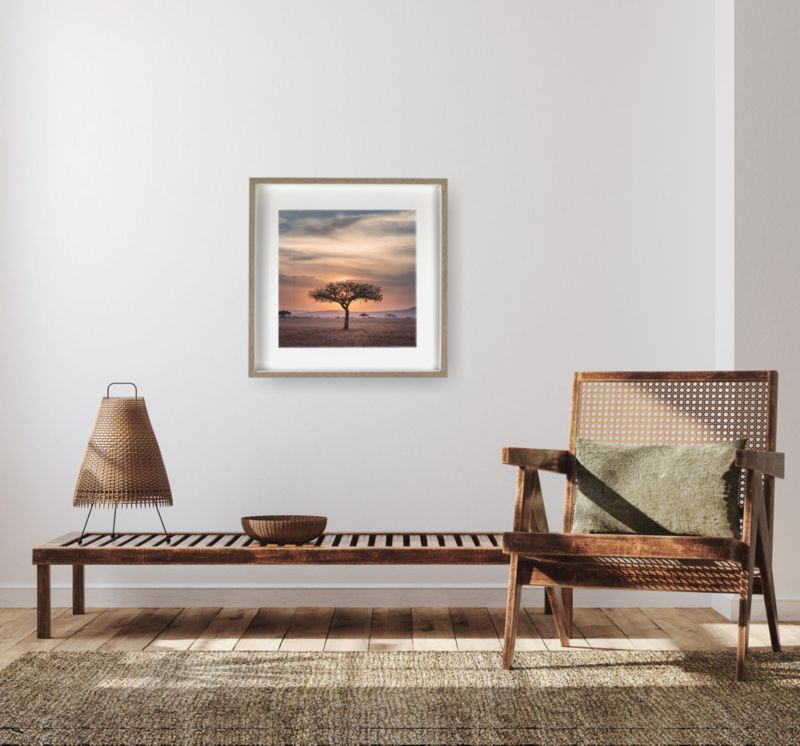 3D billedramme BD art Box dyb i truffel-eg 50x50 cm, 1 stk.