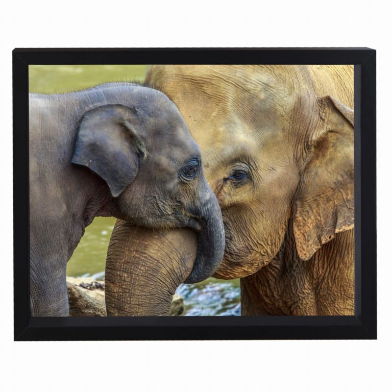 BD art dyb billedramme 20x25 med passepartout 13x18 sort 1 stk.