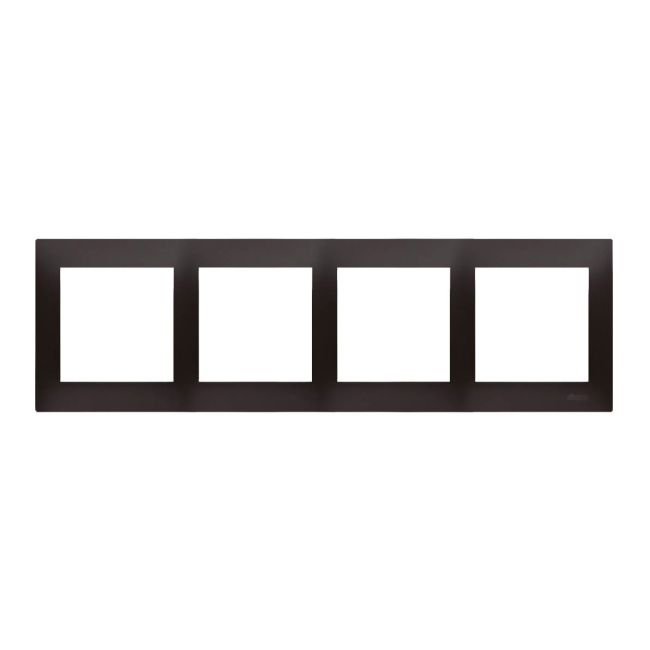 Kontakt-Simon S54 antracit fire‑ramme til indbygning