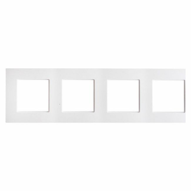 Polmark Tarnów Rosa firedobbelt ramme i hvid