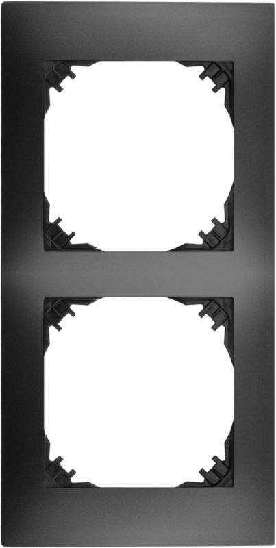 Dobbeltramme Elektro-Plast Vestra sort