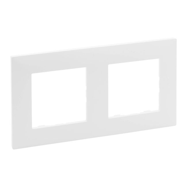 Dobbelt ramme Legrand Niloe Step hvid
