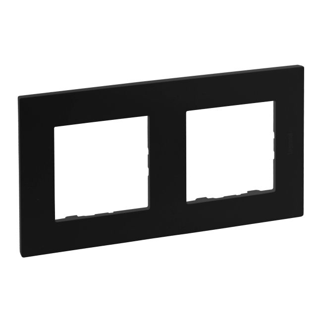 Dobbelt ramme Legrand Niloe Step mat-sort