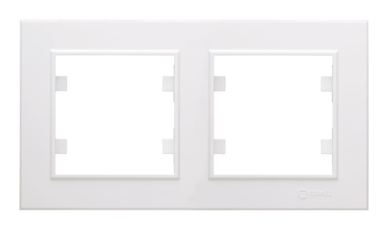Dobbelt ramme Makel Karea hvid