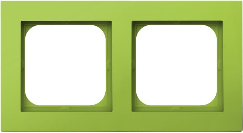 Dobbelt ramme Ospel As i limegrøn