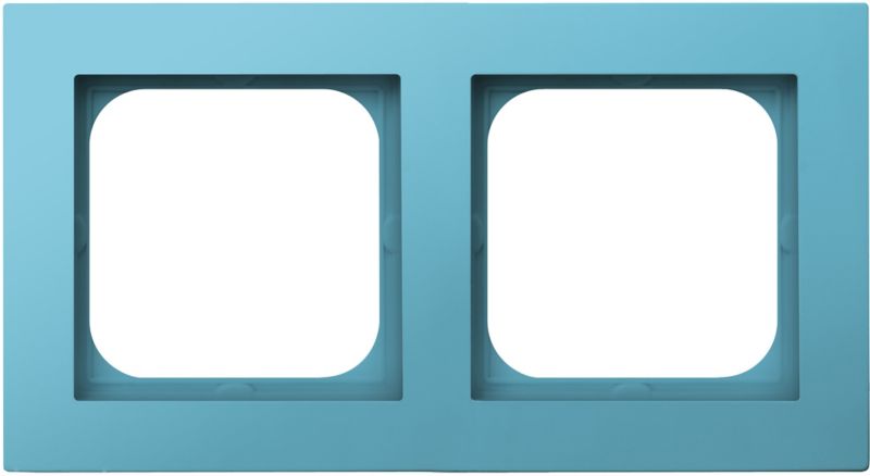 Dobbelt ramme Ospel As turkis