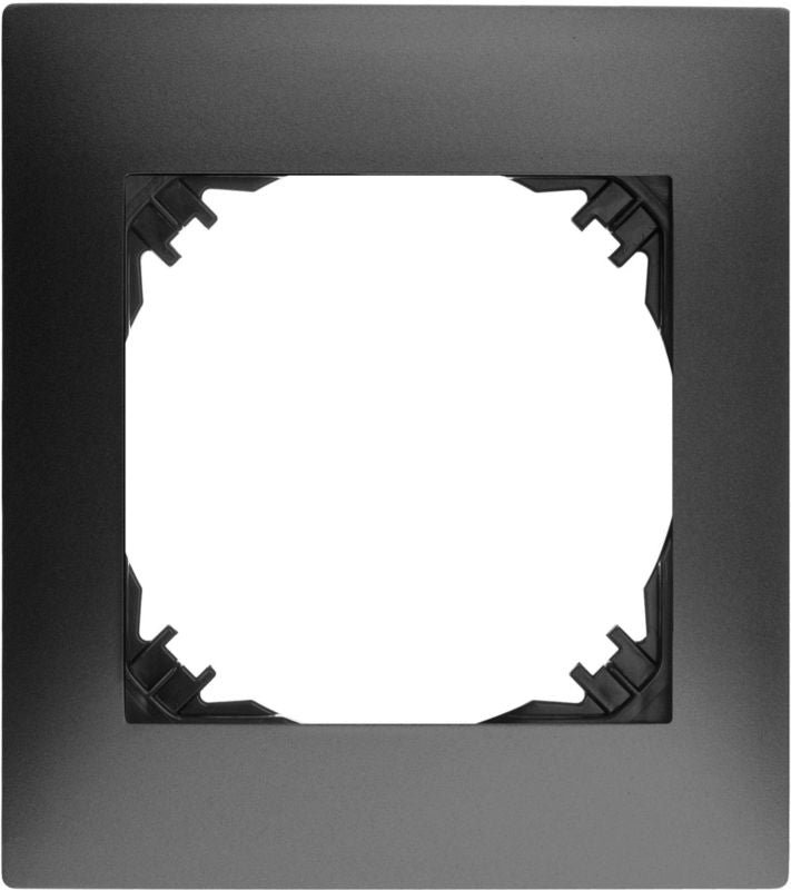 Elektro-Plast Vestra enkelt ramme i sort