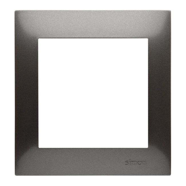 Kontakt-Simon S54 enkelt ramme i antracit