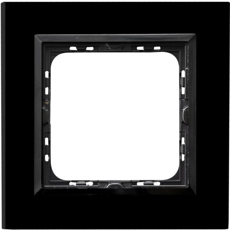 Ospel As enkelt ramme i sort glas til indbygning