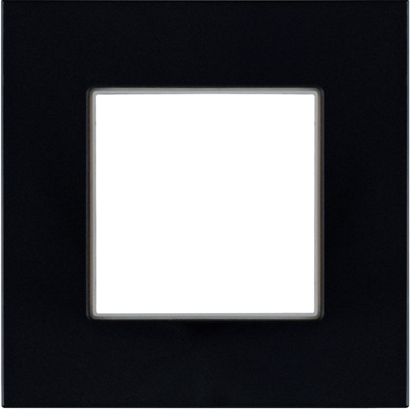 Rosa enkelt ramme i glas, dyb sort