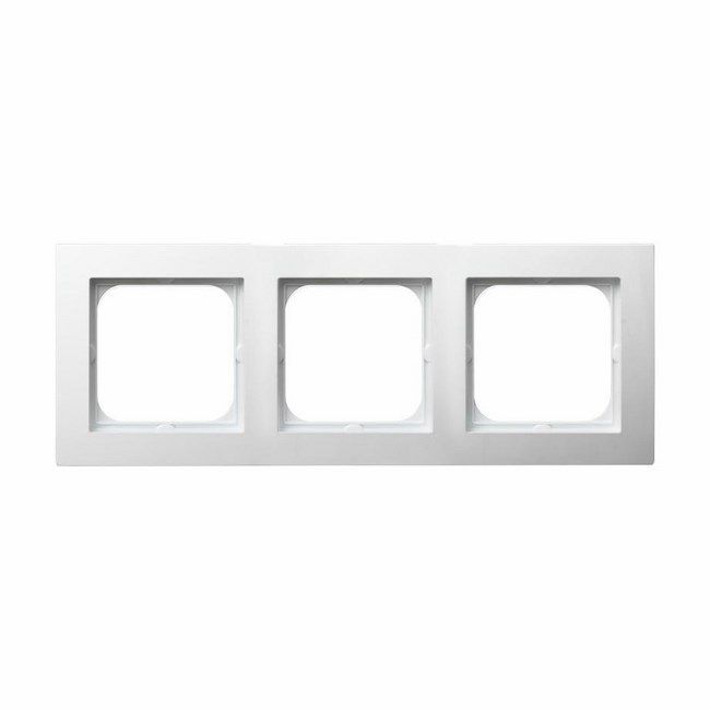 Ospel As tredobbelt ramme i hvid