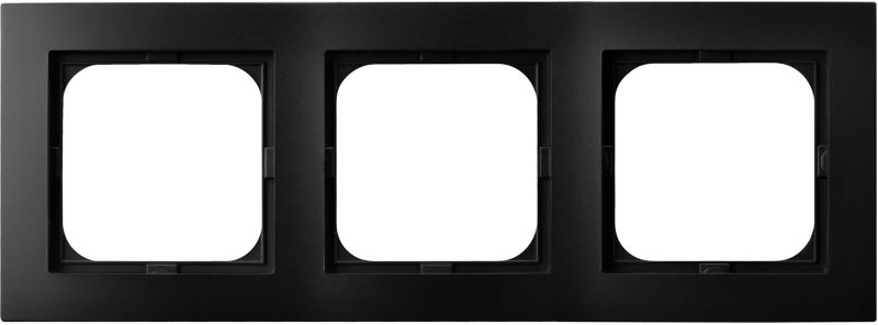 Ospel As tredobbelt ramme i mat-sort