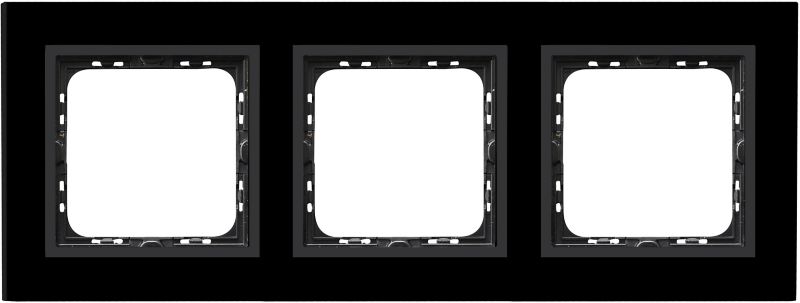 Tripelramme Ospel As i sort glas