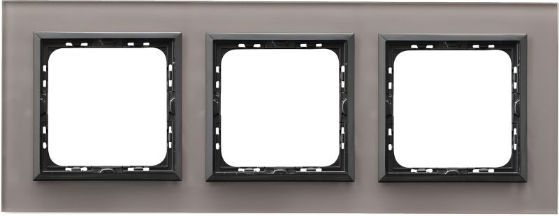 Ospel As tredobbelt ramme i grå glas