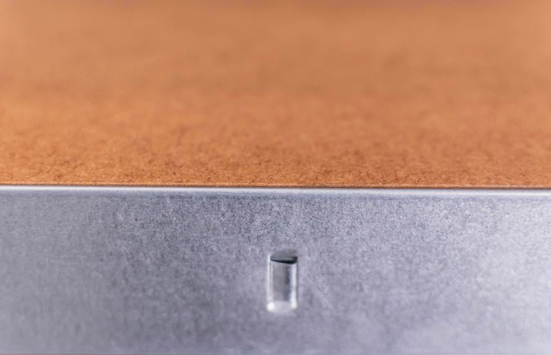 Metalkas metalreol med 5 hylder, galvaniseret, 179 x 80 x 40 cm