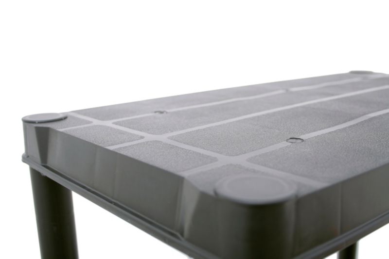 Plastikreol 130 x 61 x 31 cm med 4 hylder