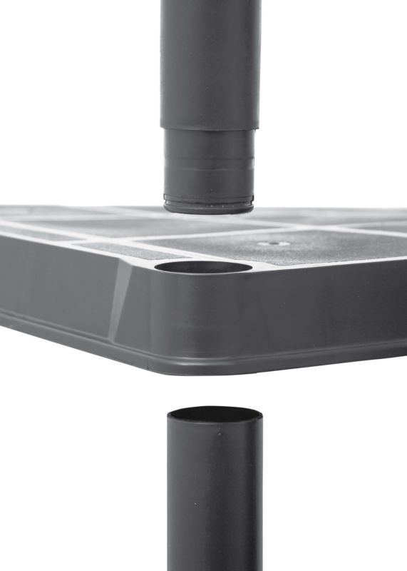 GoodHome plastreol 185 x 120 x 40 cm med 5 hylder