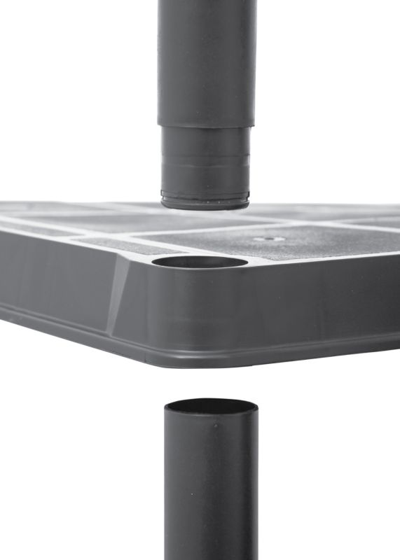 GoodHome plastreol 185 x 92 x 46 cm med 5 hylder