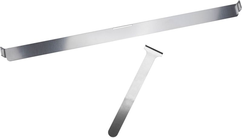 Flammeregulering til Biokamin 90x40 cm Rustfrit Stål