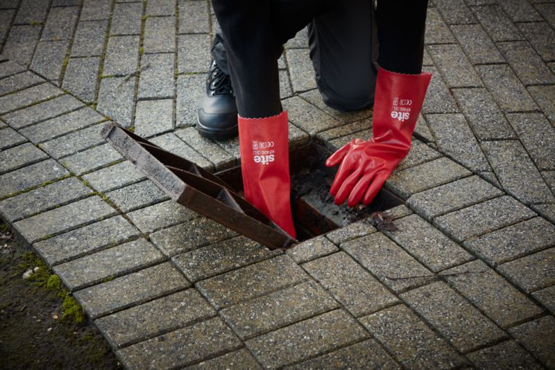 PVC-handsker Site – slidstærke og vandtætte arbejdshandsker